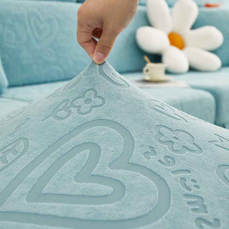 Elastic Skirted Couch Cushion Covers for 1/2/3/4-Seater Sofas, Furniture Protector for Pets, Kids