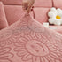 Sofa Seat Cover, Sunflower Patterned Elastic Skirted Couch Cushion Covers for 1/2/3/4-Seater Sofas