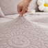 Sofa Seat Cover, Sunflower Patterned Elastic Skirted Couch Cushion Covers for 1/2/3/4-Seater Sofas