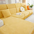 Sofa Seat Cover, Sunflower Patterned Elastic Skirted Couch Cushion Covers for 1/2/3/4-Seater Sofas