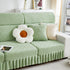 Stretch Sofa Covers with Skirt for Couch Seat and Cushion, Chaise, Sectional, 1/2/3/4 Seater Sofas