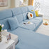 Tailored Sofa Cushion Covers Stretch Couch Seat Covers  with Skirt for Sectional Sofas