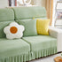 Tailored Sofa Cushion Covers Stretch Couch Seat Covers  with Skirt for Sectional Sofas