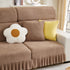 Tailored Sofa Cushion Covers Stretch Couch Seat Covers  with Skirt for Sectional Sofas