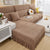 Tailored Sofa Cushion Covers Stretch Couch Seat Covers  with Skirt for Sectional Sofas