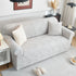Stretch Sofa Slipcover 1-Piece Furniture Protector Couch with Elastic Bottom for Kids