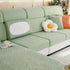 Stretch Jacquard Fleece Settee Cushion Covers, Stylish Non Slip Couch Cushion Covers for Sectional Sofas