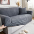 Stretch Sofa Slipcover 1-Piece Furniture Protector Couch with Elastic Bottom for Kids