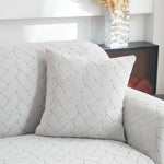 3D Jacquard Couch Slipcover, Washable Non Slip Soft Couch Sofa Cover for Kids, Pets