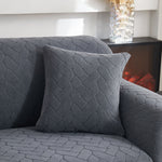 3D Jacquard Couch Slipcover, Washable Non Slip Soft Couch Sofa Cover for Kids, Pets