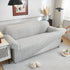 3D Baroque Floral Stretch Sofa Cover Elastic Polar Fleece Couch Slipcover with Straps