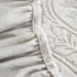 3D Baroque Floral Stretch Sofa Cover Elastic Polar Fleece Couch Slipcover with Straps