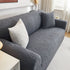 3D Baroque Floral Stretch Sofa Cover Elastic Polar Fleece Couch Slipcover with Straps