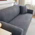 3D Baroque Floral Stretch Sofa Cover Elastic Polar Fleece Couch Slipcover with Straps