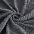 3D Baroque Floral Stretch Sofa Cover Elastic Polar Fleece Couch Slipcover with Straps