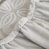 3D Damask Jacquard Stretch Sofa Cover Thick Polar Fleece Couch Slipcover with Straps