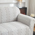 3D Embossed Geometric Couch Slipcover, Stretch Washable Non Slip Furniture Protector