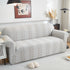 3D Embossed Geometric Couch Slipcover, Stretch Washable Non Slip Furniture Protector