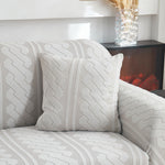 3D Embossed Geometric Couch Slipcover, Stretch Washable Non Slip Furniture Protector