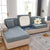 Sunflower Jacquard Fleece Stretchable Cushion Cover, Non-Slip Furniture Covers for Pets, L Shaped Couch Cushion Covers
