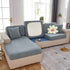 Sunflower Jacquard Fleece Stretchable Cushion Cover, Non-Slip Furniture Covers for Pets, L Shaped Couch Cushion Covers