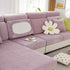 Chenille Cushion Covers for 1/2/3/4 Seater Sofas and L-shaped Couches, Furniture Covers for Pets