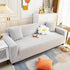 3D Leaves Jacquard Couch Slipcovers Non-Slip Cozy Stretchy Couch Covers for Sectional