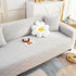 3D Leaves Jacquard Couch Slipcovers Non-Slip Cozy Stretchy Couch Covers for Sectional