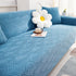 3D Leaves Jacquard Couch Slipcovers Non-Slip Cozy Stretchy Couch Covers for Sectional