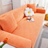 3D Leaves Jacquard Couch Slipcovers Non-Slip Cozy Stretchy Couch Covers for Sectional