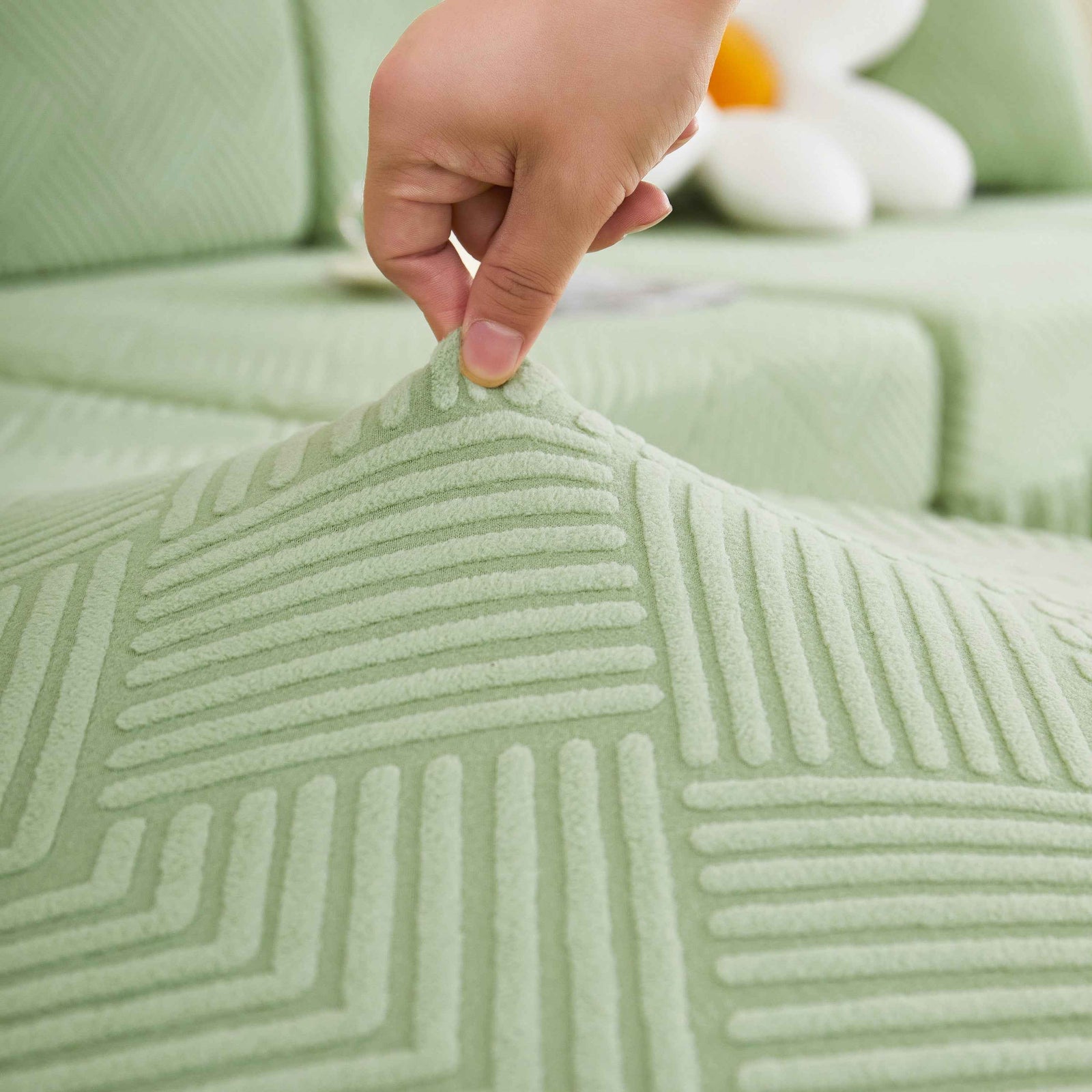 Stretch Sofa Covers for Couch Seats and Cushions, Suitable for 1/2/3/4/L Seater Sofas and Couches