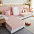 Lucky Clover Slipcover Non-Slip Stretch Jacquard Polar Fleece Sofa Cover for Pets, Cushions, Couches