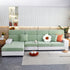Lucky Clover Slipcover Non-Slip Stretch Jacquard Polar Fleece Sofa Cover for Pets, Cushions, Couches