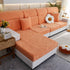 Lucky Clover Slipcover Non-Slip Stretch Jacquard Polar Fleece Sofa Cover for Pets, Cushions, Couches
