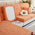 Lucky Clover Slipcover Non-Slip Stretch Jacquard Polar Fleece Sofa Cover for Pets, Cushions, Couches