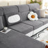 High Stretch Separate Cushion Covers Sofa Slipcover for L-Shaped Sectional Couch