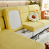 High Stretch Separate Cushion Covers Sofa Slipcover for L-Shaped Sectional Couch