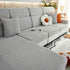 High Stretch Separate Cushion Covers Sofa Slipcover for L-Shaped Sectional Couch