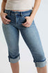 Women's Premium Stretch Essential Cuff Capri