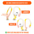 WC HookZ - Over Ear Hooks for Airpods Pro 1, 2 & Airpods 1, 2, 3
