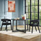 Ezra Modern Boucle Solid Wood Rounded Back Dining Chair (Set of 2)