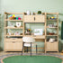 Holmes Modern Scandinavian Reeded Wide Bookshelf