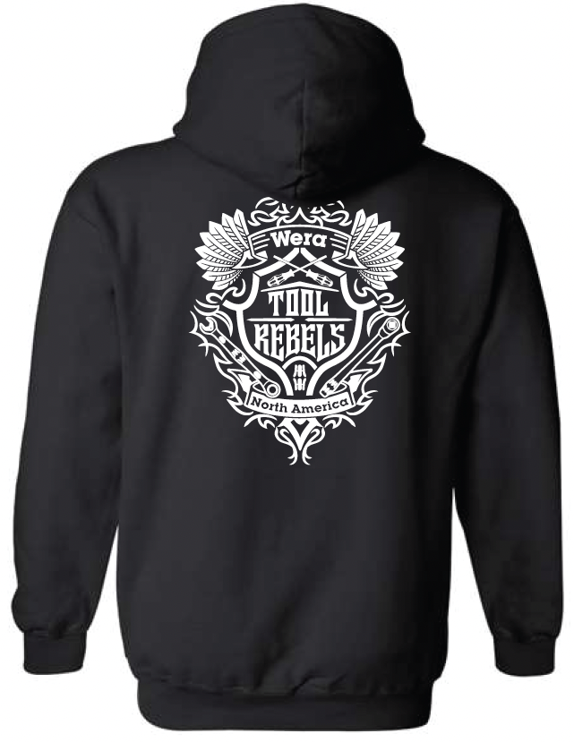 Wera Be A Tool Rebel Hoodie Black WERATRHOODIE