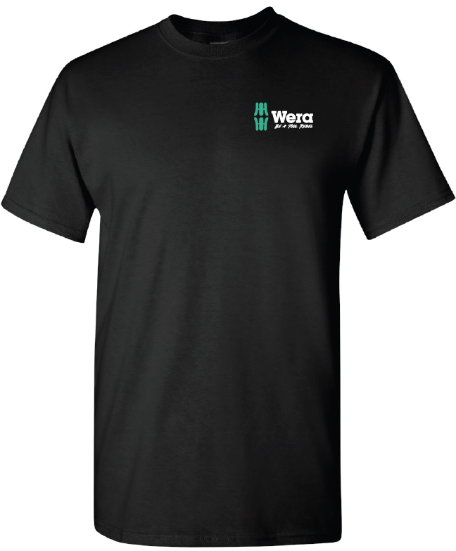 Wera Tools Tool Rebel Short Sleeve T-Shirt Black WERATRSHIRT