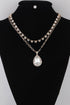 Women's Jeweled Teardrop Pendant Necklace BYMANYC ® New York CONTEMPORARY VIBRANT MODERN JEWELRY - New Collection