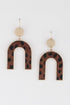 Women's Animal Print Arch Earrings BYMANYC ® New York CONTEMPORARY VIBRANT MODERN JEWELRY - New Collection