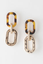 Women's Two Toned Link Chain Drop Earrings BYMANYC ® New York CONTEMPORARY VIBRANT MODERN FASHION - New Collection