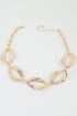 Women's Chain Necklace Hammered Abstract BYMANYC ® New York SCULPTURAL TEXTURED LINK COLLAR - New Collection