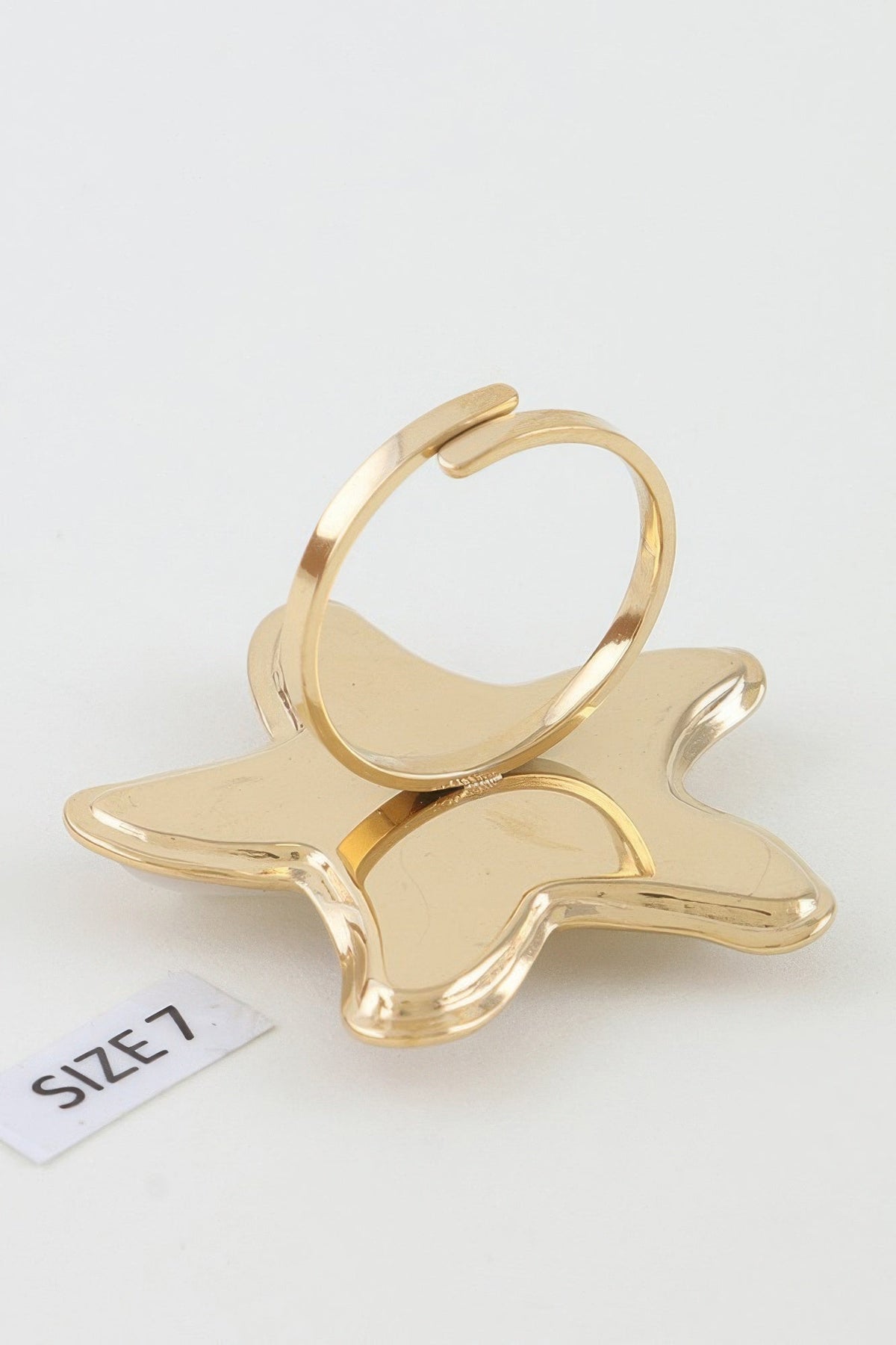 Women's Statement Ring Swimming Star BYMANYC ® New York CELESTIAL CELEBRATION SCULPTURAL BAND - New Collection