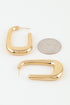 Women's Hoop Earrings Polished Modern Cubic BYMANYC ® New York CONTEMPORARY GEOMETRIC SLEEK HOOPS - New Collection